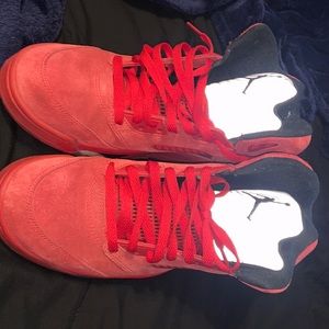 Jordan 5 (Red Suede)